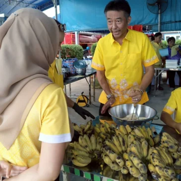 การลงพื้นที่ทำกิจกรรมที่ 1 ผลิตภัณฑ์ชุมชน ณ อบต. บางขนุน กิจกรรมทำแยมกล้วย